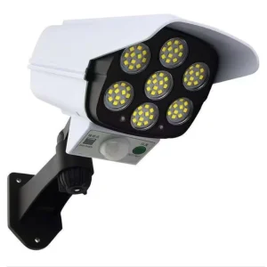 Door Sensor Solar Cameras 77 LED Simulation Monitoring Security Lighting Motion Sensor Wall Lamp IP66 Outdoor