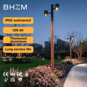 Double Head Villa Landscape Park Outdoor Garden Lights SMD Source IP65 Rated Aluminum Body 60W LED Street Lights