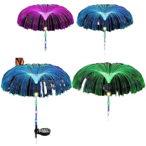 Double Layer RGB LED Jellyfish Solar Light IP65 Waterproof Outdoor Garden Patio Landscape Decoration DC Battery 600mAh Light