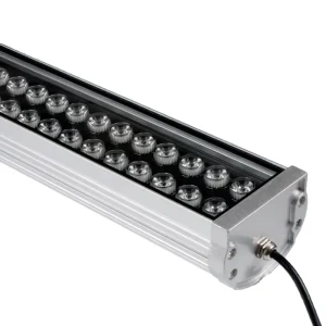 Double-Line LED Wall Washer Light 36W 48W 72W DC24V IP65 DMX RGB Outdoor Landscape Lighting