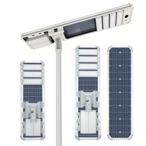 Durable Aluminum All in One Solar Street Light IP65 Outdoor Energy Saving Integrated LED Solar Powered Street Lamp for Yard