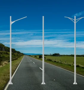 Durable Hot Dip Galvanized Street Lighting Pole