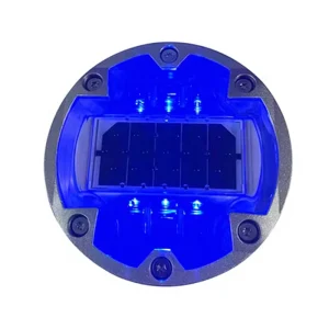 Durable Plastic Underground Solar LED Cat Eye Lights Monocrystalline Silicon IP68 Highway Use 1000m Visibility