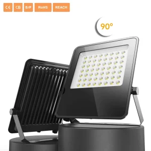 E017 100W High Quality Flood Light Stadium Black Ip65 Waterproof Led Flood Light Outdoor Led Flood Lights
