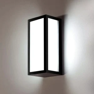 E27 Max 30W Outdoor Wall Light, Black Die-Cast Aluminum, IP54