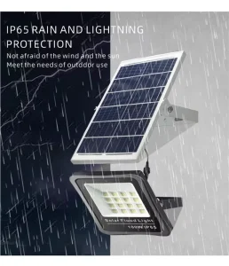 ECO Solar Flood Light 25W 400W Integrated Solar Panel Lithium Battery 12 15Hrs Lighting for Farm Construction