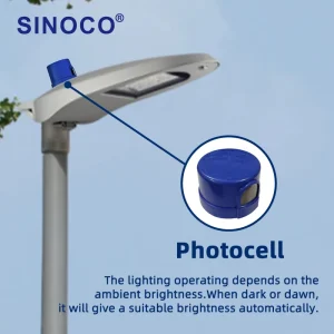 ENEC CB Intelligent Lorawan IP66 Waterproof LED Street Light Aluminum Alloy AC200-240V Outdoor Industrial Road Parking Lot Light
