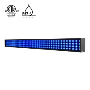 ETL CETL Listed 160W/300W Wall Washer Waterproof IP67 6FT DMX512 Wireless WiFi Casambi RGBW Car Wash Light