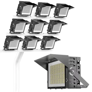 ETL Listed 140LM/W IP65 Outdoor High Lumen High Mast Stadium Light 400W 600W 1000W LED Projector Flood Light for Soccer Field