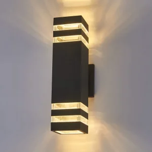 ETL Modern Home Lighting E26 LED Wall Light Hotel Villa Exterior Mounted Waterproof Cylinder Outdoor Wall Lamp