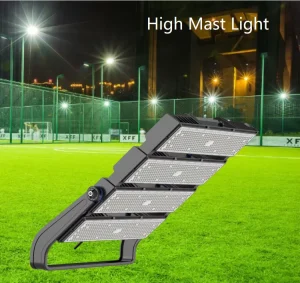 Easy Assembly LED IP66 High Mast Flood Light 250W 1250W Options for Sports Stadiums Airport Wharf Golf Course