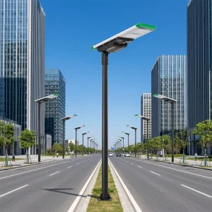 Easy Install IP66 Waterproof Outdoor Solar Street Light With LiFePO4 Battery