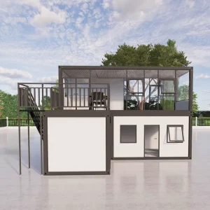 Eco friendly Hot Selling High Quality Fast and Convenient Customizable Prefabricated Houses Live Double Layer Container House