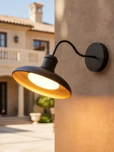 Electric Powered Waterproof IP55 Stainless Steel LED Wall Light 3500K Warm White Dimmable for Outdoor Courtyard Villa Exterior
