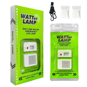 Emergency Salt Water LED Lamp, IP68, Battery Pack