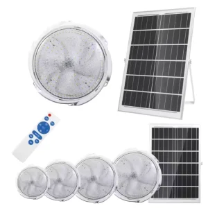 Energy-Efficient Solar Ceiling Light with Adjustable Brightness, Eco-Friendly