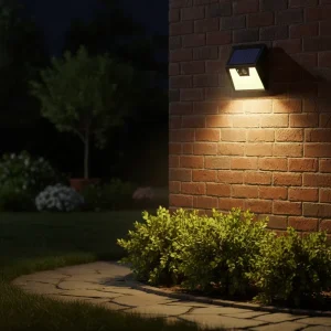 Energy Saving 176 LED Solar Battery Powered Led Outdoor Wall Lights Solar Interaction Wall Sconce Lamp with Motion Sensor