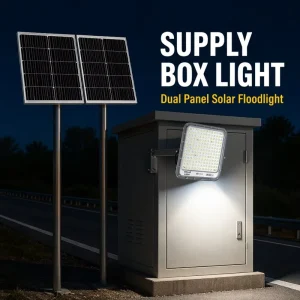 Energy Saving 200W SMD5054 IP66 Aluminum Solar Flood Light Outdoor LED for Garden Garage Courtyard