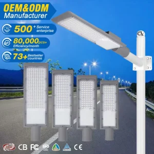 Energy Saving High Brightness Outdoor Waterproof IP66 Road Lamp 30w 50w 100w 150w 200w 240w Aluminum Led Street Light