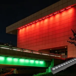 Energy-Saving IP67 Waterproof RGB Warm White Aluminum LED Wall Washer Light for Outdoor Landscape Buildings