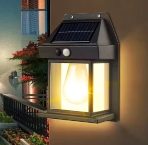 Energy-Saving Motion-Sensor Solar Wall Lights Waterproof Outdoor Corridor Street Light Courtyard Fence Solar Garden Light