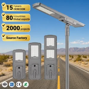Energy Saving Waterproof IP65 Outdoor Road Highway 300W 400W 600W Integrated All in One LED Solar Street Light
