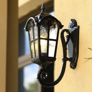 Europe IP65 Waterproof Aluminum Outdoor Wall Light LED 3500K Warm White for Balcony Corridor Porch Garden Solar