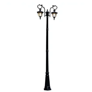 European Antique LED Street Light Outdoor Waterproof IP55 Die Casting Aluminum AC High CRI 95 Garden Lamp Post Light Park