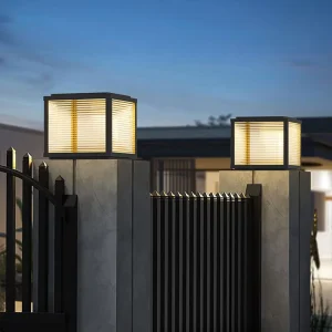 European Classical Style Die Cast Aluminum Pillar Light IP65 Waterproof Dimmable E27 Base
