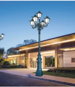 European Garden Classical Aluminum LED Pillar Lights IP65 Warm White Dimmable 3 Year Warranty