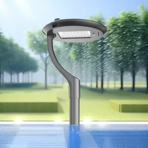 European Outdoor LED Villa Solar Garden Light 60W High Pole Outdoor Post Top Pathway Light