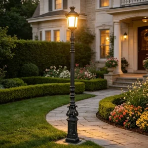 European Retro Style Outdoor Waterproof LED Courtyard Light IP65 Electric Landscape Garden Decoration Lighting