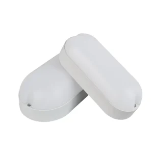 European Standard 15W 20W Oval or Round Waterproof LED Bulkhead Light with Holes Outdoor Ceiling Light