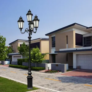 European Style 3 Meters Outdoor LED Garden IP55 Waterproof AC Remote Control Street Lamp with 6000K Daylight 3 Year Warranty