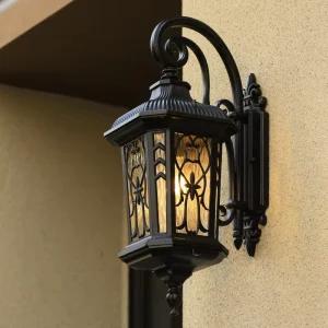 European Style E27 Waterproof Aluminum LED Outdoor Wall Light for Garden Aisle Household Gate