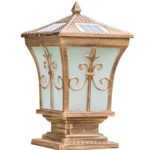 European Style Outdoor IP65 Waterproof ABS LED Pillar Light for Garden Courtyard Gate