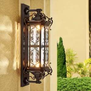 European Style Retro Waterproof IP65 Wall Lamp for Garden, Street, Patio, Hallway