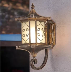 European style outdoor wall lamp waterproof courtyard lamp home villa entrance outdoor terrace balcony outdoor wall lamp