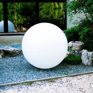 Event Light Clear Ball Glob Light 30cm Outdoor Garden Glow Waterproof Ball LED Plastic Solar Floating Pool Ball Light Luz Solar