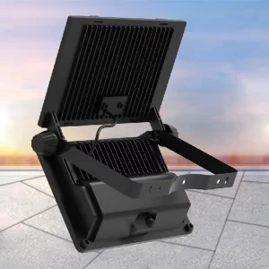 Explosion Proof Solar LED Flood Light PIR Motion Sensor Outdoor Wall Lamp for Sports Field Garden Garage