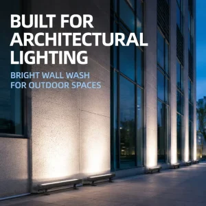 Exterior Building Facade Lighting IP67 High-Rise DMX RGB LED Linear Wall Washer Light