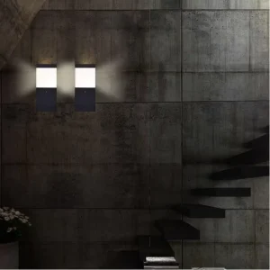 Exterior IP65 Waterproof Square Aluminum Garden Wall Light