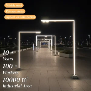 Exterior Landscape Hotel Home Yard Garden Lamp Waterproof Ip65 Outdoor Garden Led Light Square Light Outdoor Landscape