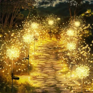 Exterior Led Lights Outdoor Wall Yard Pathway Flowerbed Planter Balcony Patio Decor Waterproof Solar Garden Lights