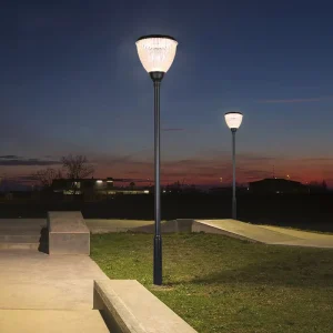 Exterior Waterproof Solar Powered Decorative Lights for Home Outdoor Warm White Led Light Street Lamps for Garden 15W