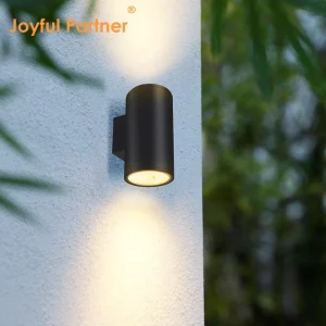 External Lights Outdoor Waterproof Black Color Wall Lamp Exterior for Hallway Aluminum Decoration Focus LED Wall Light Outside