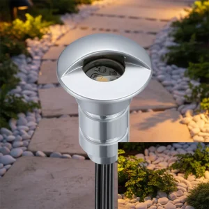 F101 Half Moon Deck Underground Light 0.6W LED Recessed Light Buried Plinth Light for Outdoor Indoor