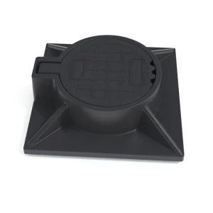 FRP SMC Water Meter Pit Chamber Buried Fiberglass Meter Box with Hinged Cover for Underground Water Meter Valve Protection