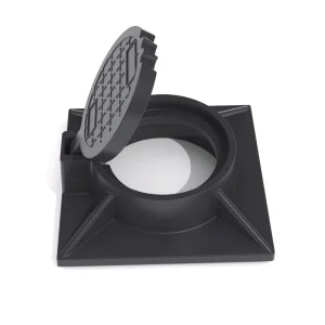 FRP Water Meter Pit Chamber with Manhole Cover SMC Fiberglass Water Meter Box for Underground Water Meter Valve Protection