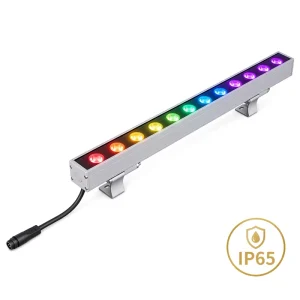 Facade Dynamic LED Wall Washer Light RGBW DMX512 IP65 Pixel Control Linear Light